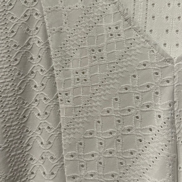 Torrid white v-neck eyelet top- size 2 - Picture 2 of 5